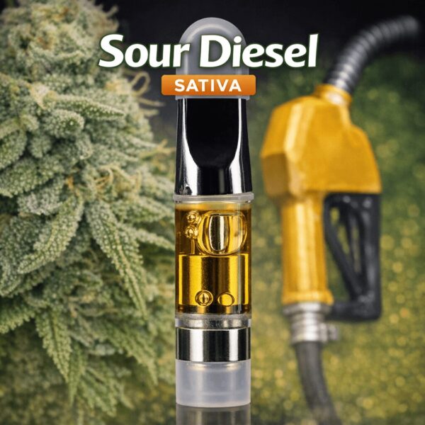 Sour Diesel Sativa Vape Cartridge