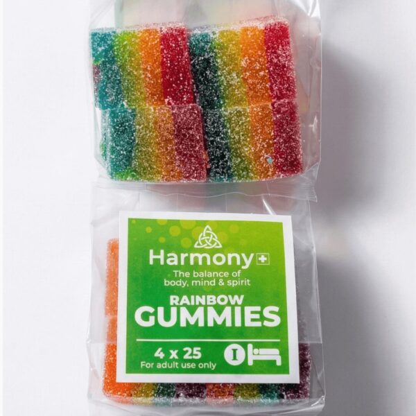 Rainbow Indica Gummies 4 x 25mg