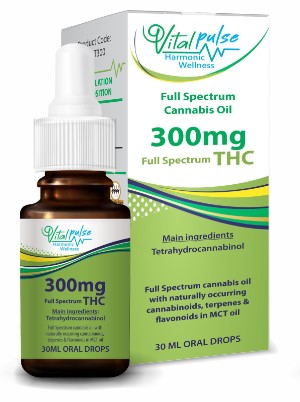 Vital Pulse 300mg THC Drops