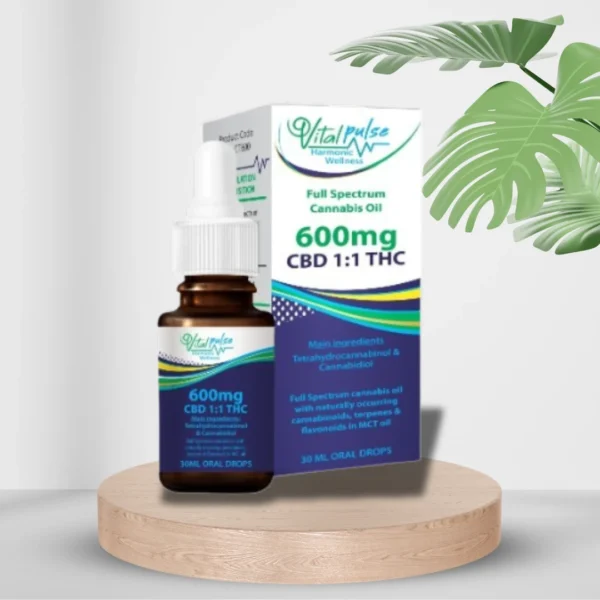 Vital Pulse 600mg CBD 1:1 THC