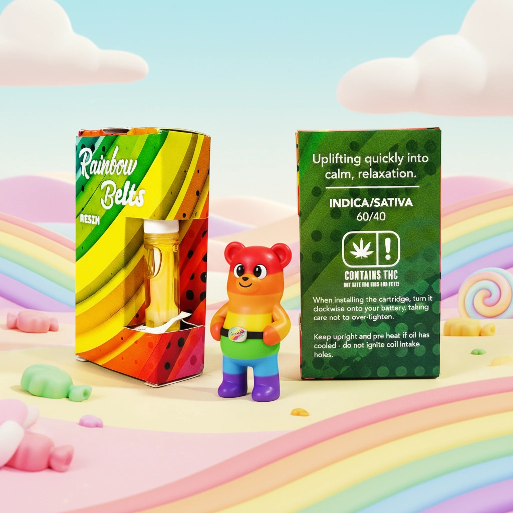 Rainbow Belts Resin Vape Cartridge – 1.0ml 🌈