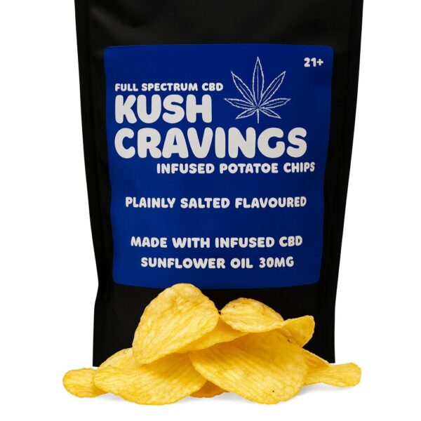 Kush Cravings, Plainly Salted Chips - 30mg