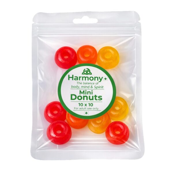 Harmony Mini Sativa Donuts – 10 x 10 mg