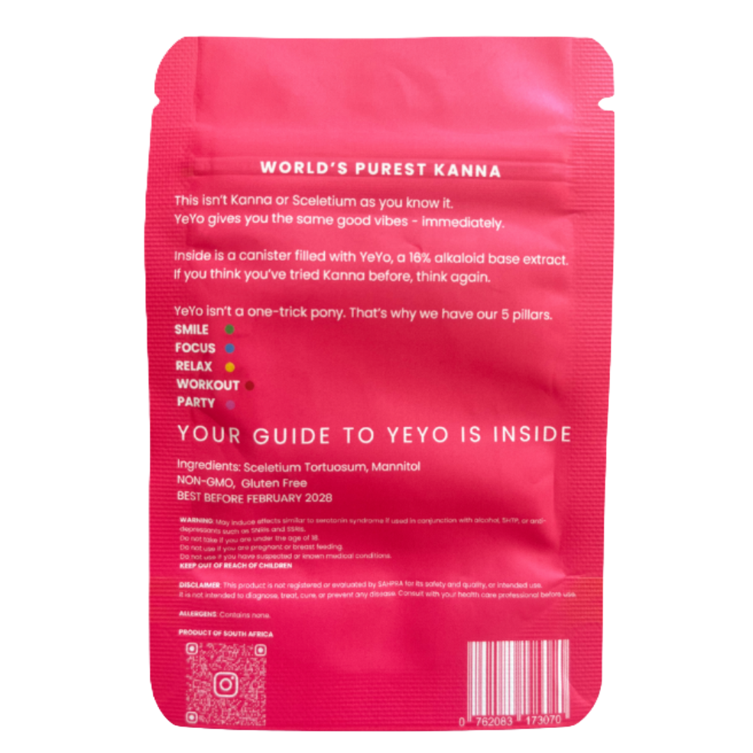 YeYo Sceletium/Kanna Extract Powder - 1 Gram | 16% Alkaloid content - Image 3